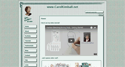 Desktop Screenshot of carolkimball.net