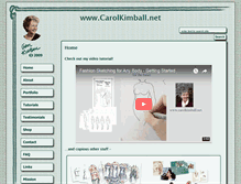 Tablet Screenshot of carolkimball.net
